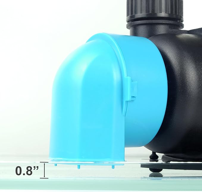 660GPH Aquarium Return pump with LCD display controller, DC 24V 25W aquarium pump for saltwater freshwater aquarium,fish tank,sump,20 speeds ECO Quiet Submersible and inline pump-PawvioPets