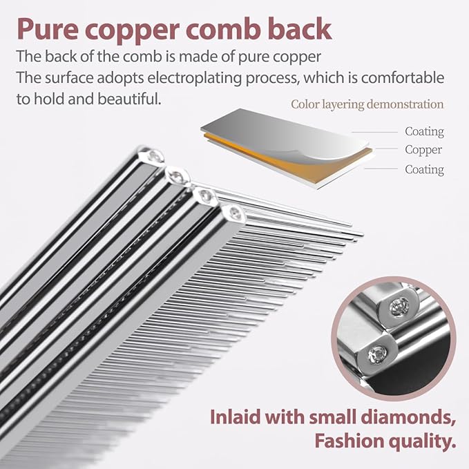 6.1" Dog Grooming Comb for Long Haired Cats & Dogs-PawvioPets