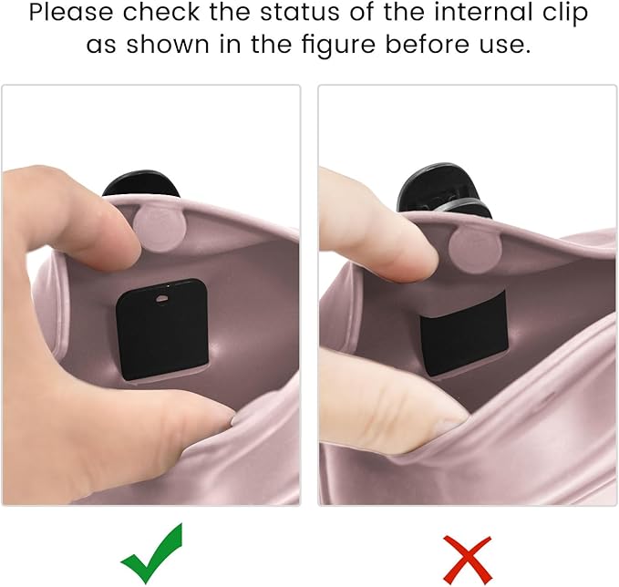 AUDWUD Silicone Dog Treat Pouch,With Dog Training Clicker,Clip on Portable Training Container,Convenient Magnetic Buckle Closing and Waist Clip-PawvioPets