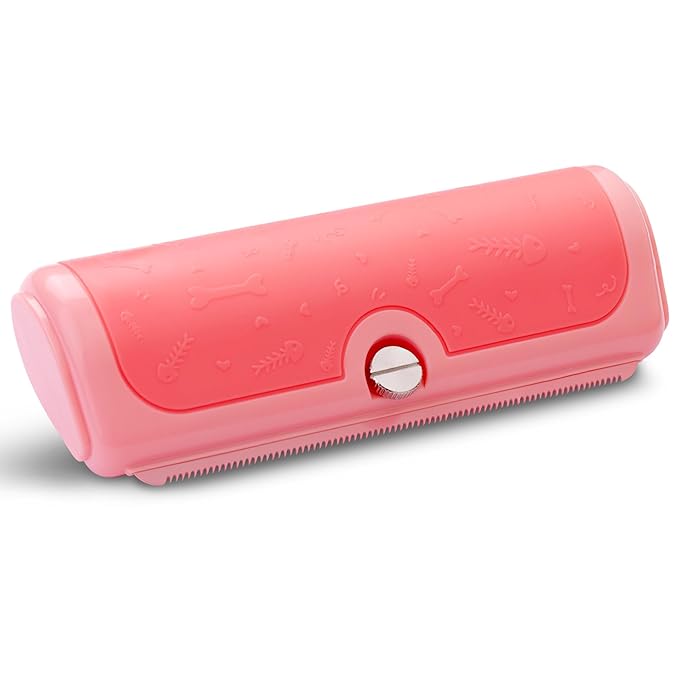 Deshedding Brush for Dogs, Cats, Horses & Rabbits – Professional Pet Grooming Comb,Removes Loose Fur & Undercoat,Gentle Stainless Steel Blade,Easy Clean Handle,Grooming cat brush-PawvioPets