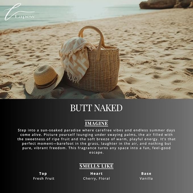 Butt Naked Carpet Freshener Powder: Powerful Odor Eliminator for Home, Upholstery Deodorizer, Carpet Deodorizer, Pet Urine, Cat Litter Box - Butt Naked Fragrance.-PawvioPets