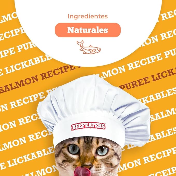Beefeaters Cat Treats Lickable Puree 1.59oz (12-Pack) – Chicken, Grain-Free, Taurine-Enriched, Ideal for Training & Interactive Feeding-PawvioPets
