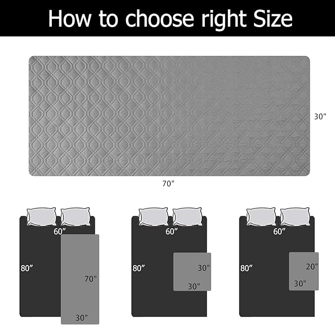 Ameritex Waterproof Dog Bed Cover Pet Blanket for Furniture Bed Couch Sofa Reversible-PawvioPets