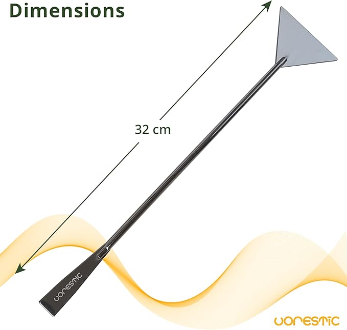 6Pcs Aquascape Tools, Terrarium Tools, Aquarium Kit with Stainless Steel Aquarium Tweezers Extra Long, Aquarium Scissors, Algae Scraper, and Spatula - Aquascaping Tools Set for Maintenance-PawvioPets