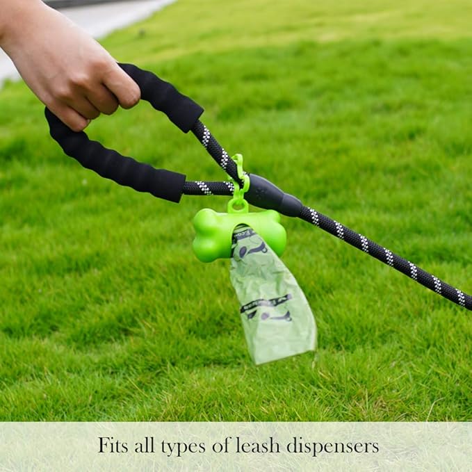 Dog Poop Bags, 60 Rolls / 900 Count Dog Waste Bags with Dispenser and Leash Clip, Unscented, Extra Thick and Strong Poop Bags for Dogs-PawvioPets