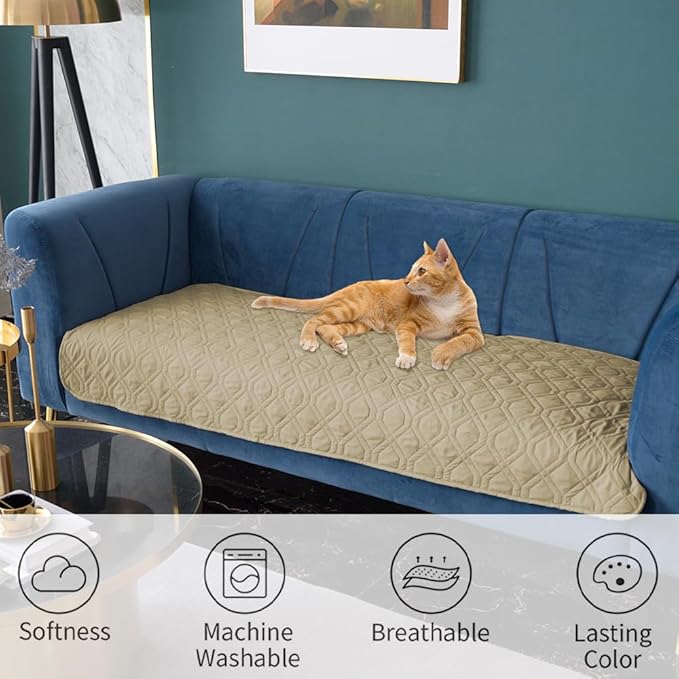 Ameritex Waterproof Dog Bed Cover Pet Blanket for Furniture Bed Couch Sofa Reversible-PawvioPets