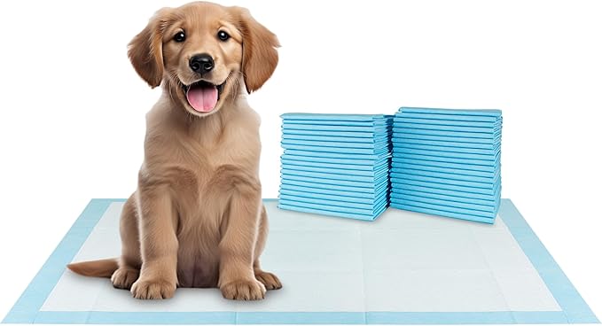 BV XXL Puppy Pads 40 Count 30" x 36" - Leak-Proof Pee Pads for Dogs with 6-Layer Design, Rapid Dry Sheet & Attractant - Dog Pad Extra Large with Odor Control - Perfect for Big Dogs & Indoor Use-PawvioPets