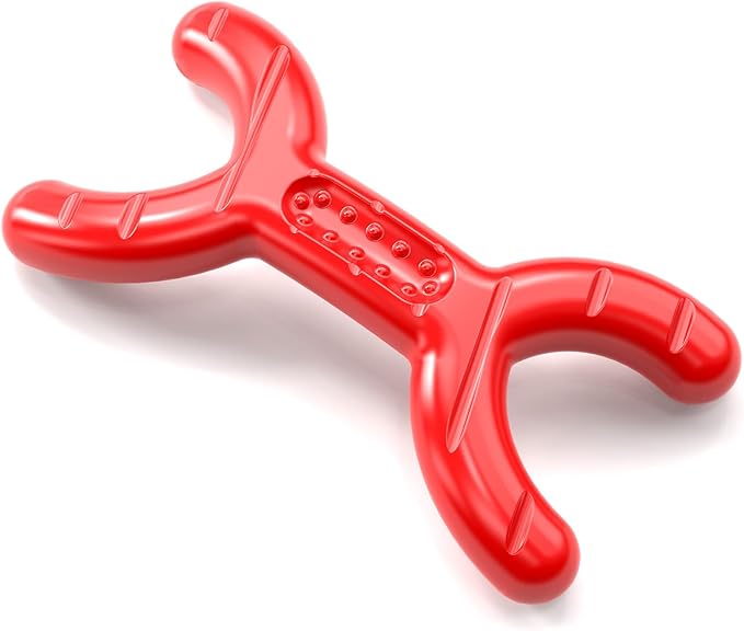 Dog Toys for Aggressive Chewers - Heavy Duty Chew Proof Durable Toy for Large Breed Dogs, Interactive Tough Nylon Bone for Boredom Relief & Mental Stimulation-PawvioPets