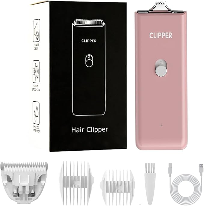 Dog Cat Home Hair Waterproof Clipper Portable Electric USB Rechargeable Pet Grooming Tools Low Noise Shaver Cordless Trimmer for Small and Large Pets-PawvioPets