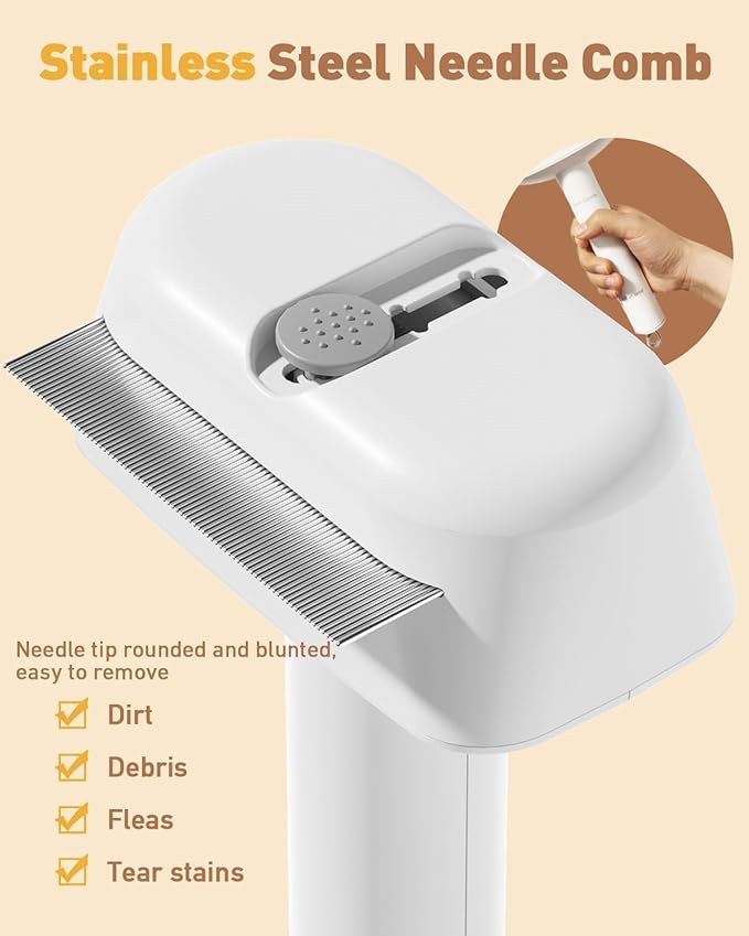 3-in-1 Dog Brush for Shedding, Multifunctional Deshedding Dog Brush for Short Haired Dogs and Cats, Pet Combs for Grooming Matting, Effectively Deshedding and Removes Dirt for Pets-PawvioPets