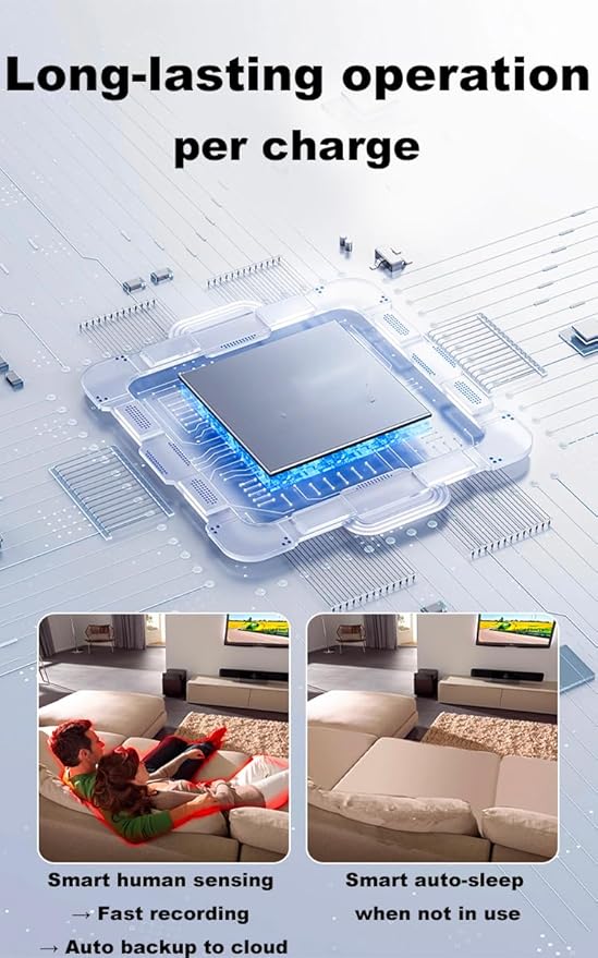 Cameras for Home Security-Indoor MiNi 1080P HD,Security Camera Wireless for Baby/Nanny/Pet/Dog/Cat, Infrared Night Vision,Magnetic Base Bracket,Cloud & SD Card Storage, (2.4 /5GHzWiFi)-Silver-PawvioPets