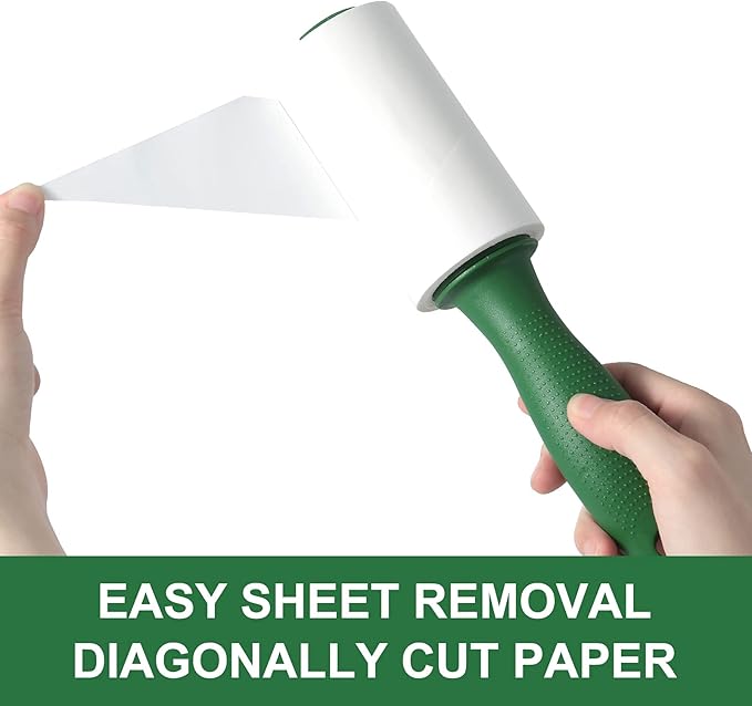 Fedicelly Lint Rollers Pet Hair Extra Sticky Refills,Mega Value Set 600 Sheets for Cat and Dog Hair Removal,100 Sheets Per Roller (Pack of 6)-PawvioPets