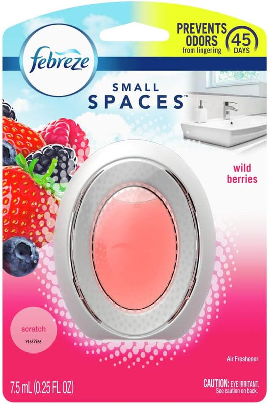 Febreze Small Spaces Air Freshener, Wild Berries, Odor Fighter for Strong Odors (1 Count)-PawvioPets