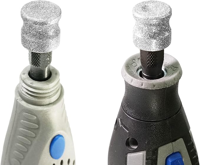 Diamond Dog Nail Grinder for Dremel, Diamond Bit for Big Dog&Pets Nail Care, 1/8'' Nail Dremel Tool for Dogs, for Animals Nail Care & Home Grinder Tools-PawvioPets