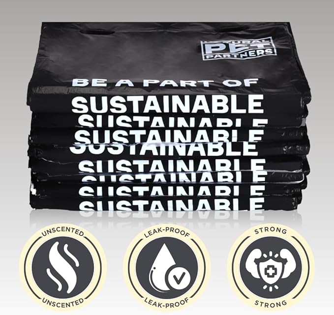 Commercial Pull-Strap Header Dog Poop Bags, 38% USDA Certified Plant-Based, Leak-Proof and Tear Resistant, For Parks, Apartments, and Public Pet Waste Stations, (3,200 Count)-PawvioPets