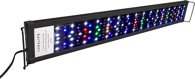 Coralife Fish Tank Aquarium Seascape WiFi/Bluetooth Smart LED Light Fixture, 30-36"-PawvioPets