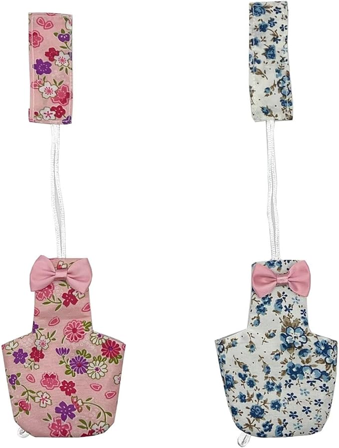 2 PCS Cute Birds Suit Parrots Holiday Reusable Pink&Blue Decoration Pet Bird Clothes for Parrot Pet Chicks-PawvioPets