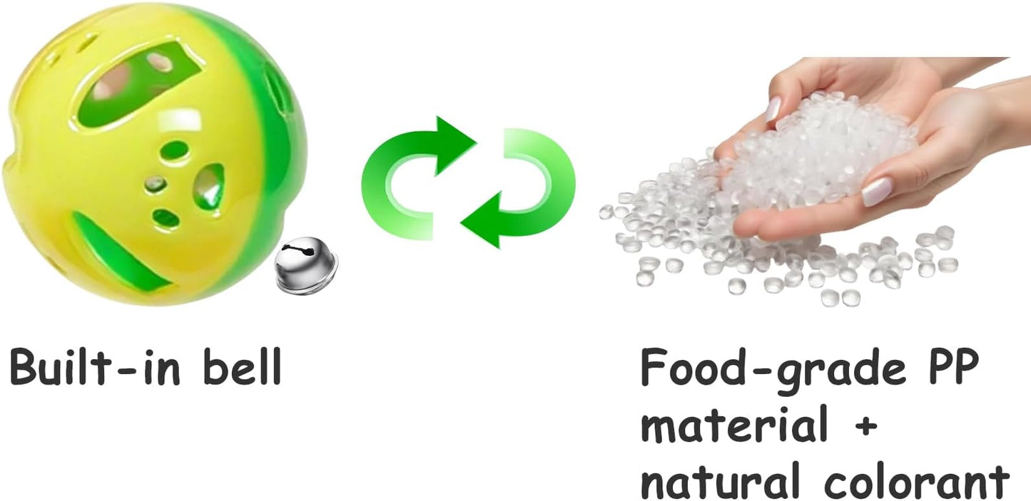 6-Pack Cat Toys for Kittens and Indoor Cats, Loving Every Minute (1.5'', Basic Cat Toy Set)-PawvioPets