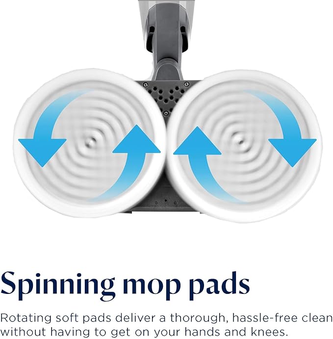 Bissell® SpinWave Hard Floor Expert Corded Spin Mop Cleaner with Washable mop Pads for Sealed Hard Floors, 20393-PawvioPets