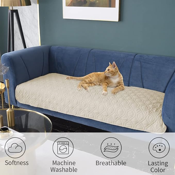 Ameritex Waterproof Blanket Reversible Dog Bed Cover Pet Blanket for Furniture Bed Couch Sofa-PawvioPets