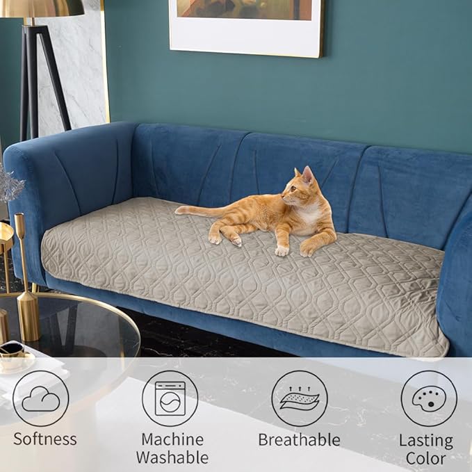 Ameritex Waterproof Dog Bed Cover Pet Blanket for Furniture Bed Couch Sofa Reversible-PawvioPets