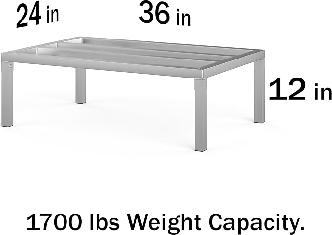 24 in X 36 in. Aquarium Stand | Industrial Style Aluminum Fish Tank Base with Open Frame Design-PawvioPets