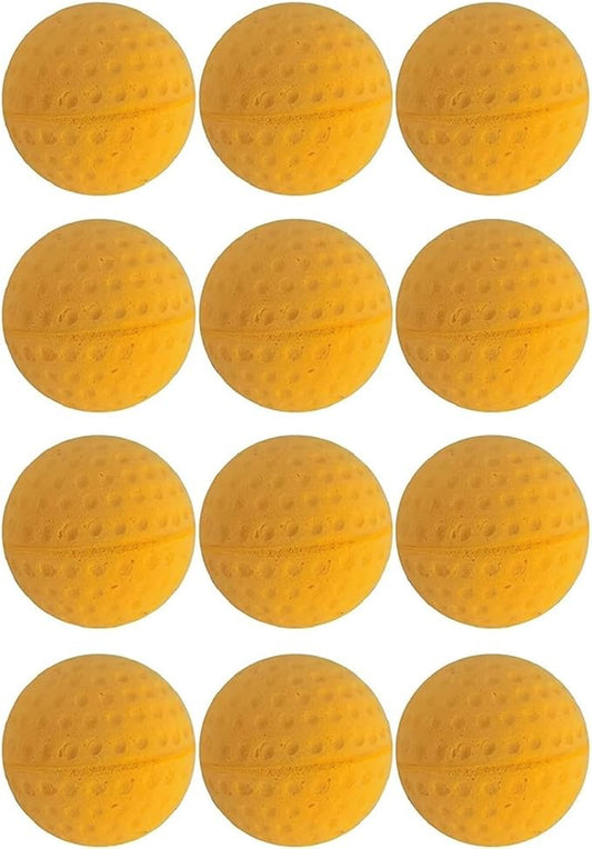 Cat Golf Balls for Indoor Cats Toy Ball Kitten Toys Interactive Cat Ball Sponge Foam Sponge Soccer Balls (Yellow)-PawvioPets