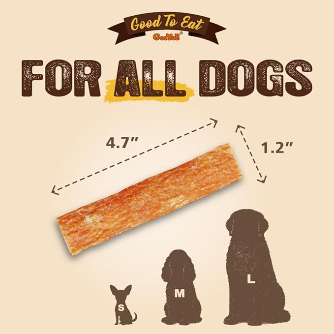 Gootoe Soft Chicken Jerky Cuts 1 lb, Dog Treats, All Natural, Hypoallergenic & Grain-Free, High-Protein, Healthy & Easily Digestible, Soft Texture, Resealable-PawvioPets
