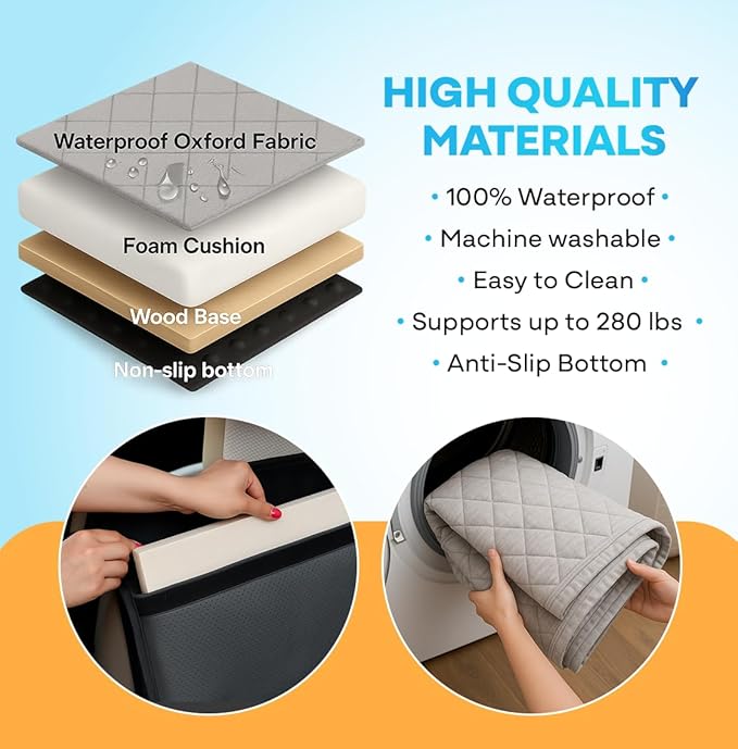 APetsPlanet Dog Car Seat Cover for Back Seat Hard Bottom - Waterproof Backseat Extender for Dogs - Pet Hammock for Car, Truck, SUV - Protector Bed with Mesh Window & Storage - Gray, with Door Covers-PawvioPets