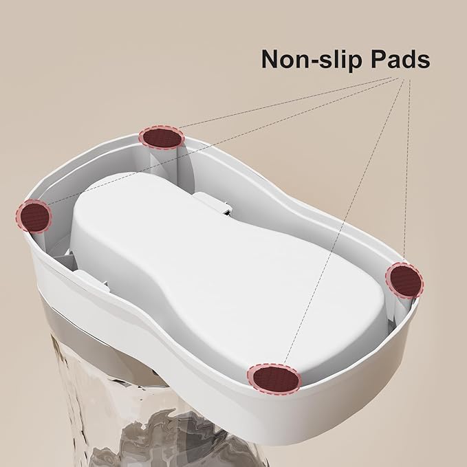 Gardner Pet Automatic Dog Water Dispenser Gravity Stainless Steel Water Waterer Feeder, 100% BPA-Free Large Capacity Water Feeding Bowls for Medium & Large-Sized Dogs Cats Other Pets -(1 Gallon)-PawvioPets