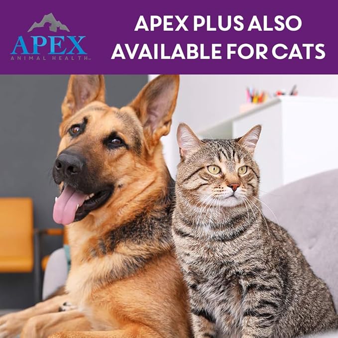Apex Plus Flea and Tick Prevention for Dogs | Large (45-88 lbs) | 3-Month Supply | Dog Flea and Tick Treatment | 24-Hour Activation, Waterproof, 30-Day Protection-PawvioPets