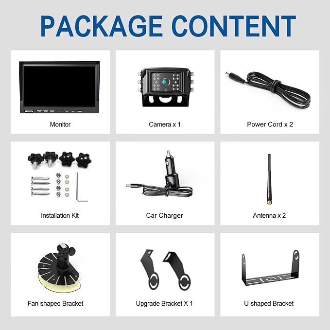 1080P Wireless Backup Camera System for RV Trailer Truck Camper,10 Inch DVR Monitor w/Recording IR Night Vision Digital Wireless Rear View Camera Adapter for Furrion Pre-Wired RVs,BW101SL-PawvioPets