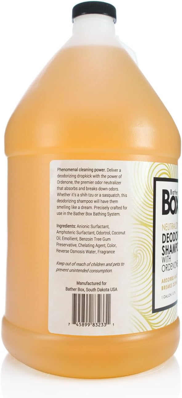 Deodorizing Dog Shampoo, 1 Gallon - Odor Eliminator, Eliminates Stinky, Smelly Pet Odors, Deodorizes Pet Odors and Freshens, Professional Grooming Grade-PawvioPets