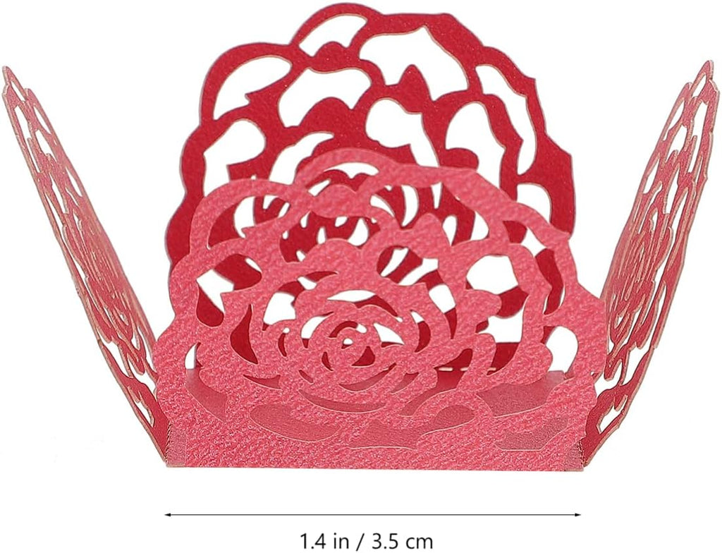 50Pcs Truffle Cupcake Wrapper Liners, Paper Chocolate Candy Wrappers, Peanut Liners Dessert Tray Baking Cups for Muffin Cupcake Birthday Wedding Decoration