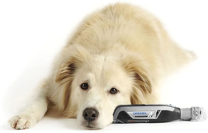 Dremel Pet Grooming Nail Guard Attachment, Ideal for Dog & Cat Nail Trimming, AT02-PGK-PawvioPets