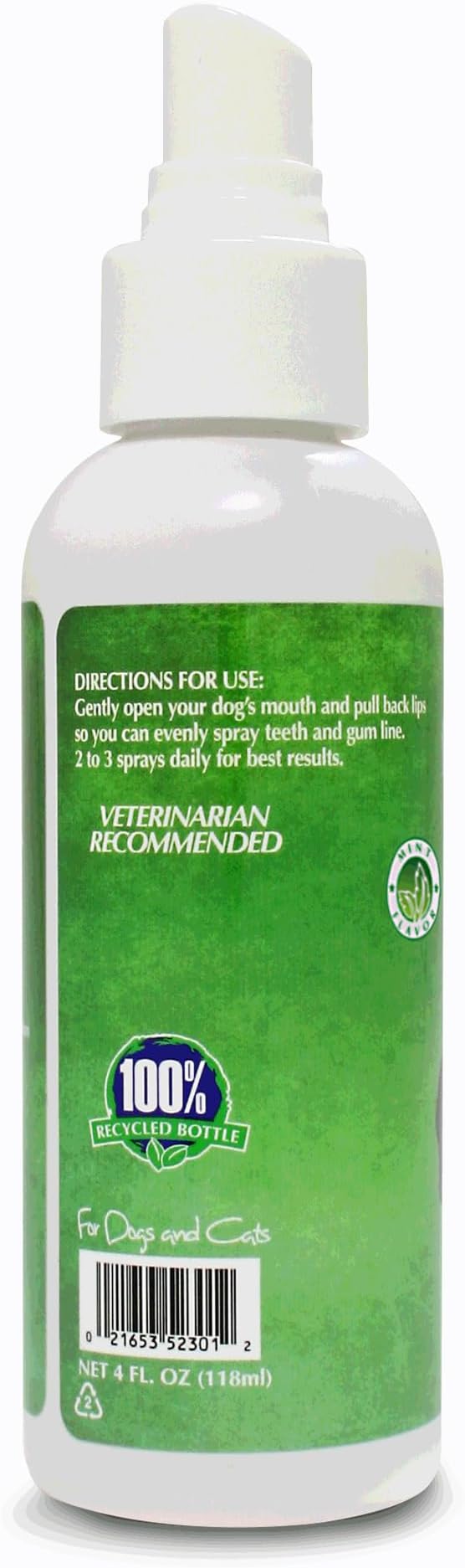 Bio-groom Fresh Bark Dog Breath Freshener - No Chew Dental Spray for Dogs & Cats, Teeth Cleaning Oral Care for Plaque & Tartar, No Brushing Required, Made in The USA - Mint, 4 fl oz (Pack of 2)-PawvioPets