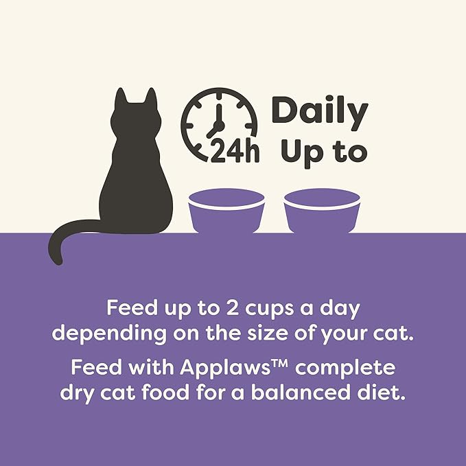Applaws Natural Wet Cat Food, Limited Ingredient, Grain-Free, Protein with No Artificial Additives, Variety Pack in Gravy (8X 2.12 oz Easy-Open Cups)-PawvioPets