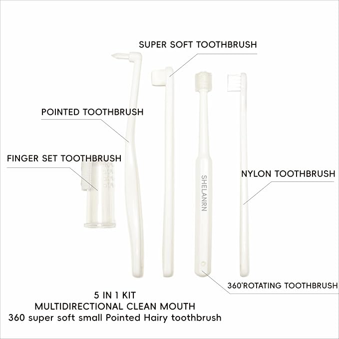 Dental Care for Pets - Dog Tooth Brushing Kit, Dog Toothpaste, Cat Toothbrush kit, Pet chew Toys, Dog Teeth Cleaning, 5 in 1 KIT for Large and Small Pets, Pets are Durable in Use !-PawvioPets