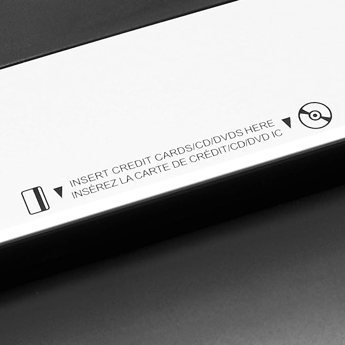 Amazon Basics 24 Sheet Cross Cut Paper, CD and Credit Card Home Office Shredder with Pullout Basket, Black-PawvioPets