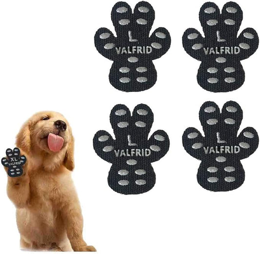 Dog Paw Protector Anti-Slip Grips to Keeps Dogs from Slipping On Hardwood Floors,Disposable Self Adhesive Resistant Dog Shoes Booties Socks Replacement L 24 Pieces-PawvioPets