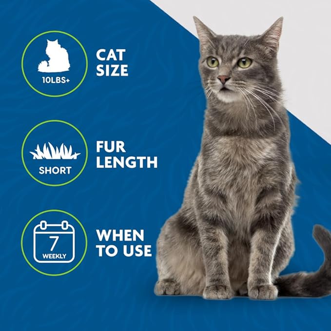 FURminator deShedding Tool For Medium/Large Cats, Short Hair, Removes Loose Hair From Shedding-PawvioPets