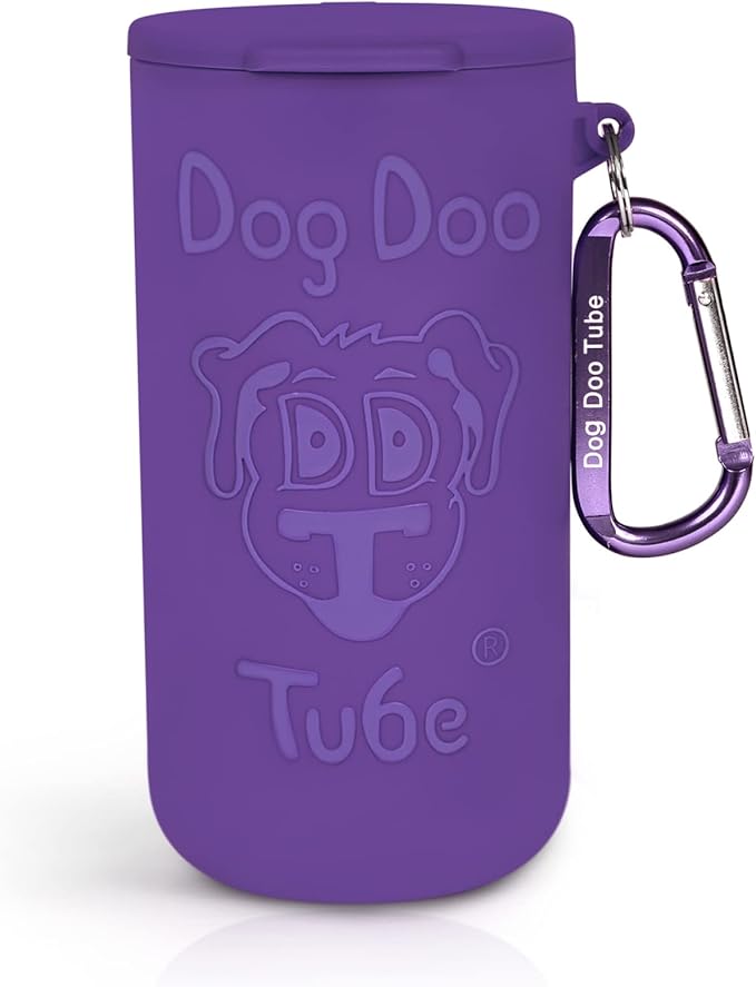 Dog Doo Tube Filled Dog Waste Bag Holders - Reusable Dog Poop Bag Tubes Designed to Keep in Odors and Germs-PawvioPets