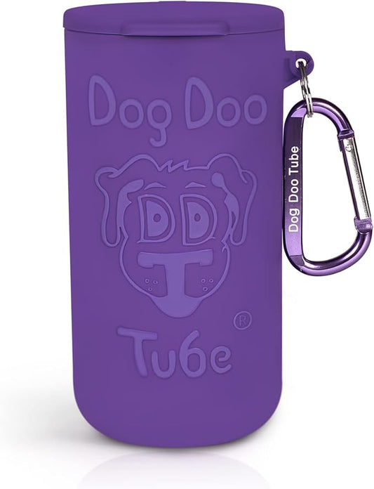 Dog Doo Tube Filled Dog Waste Bag Holders - Reusable Dog Poop Bag Tubes Designed to Keep in Odors and Germs-PawvioPets
