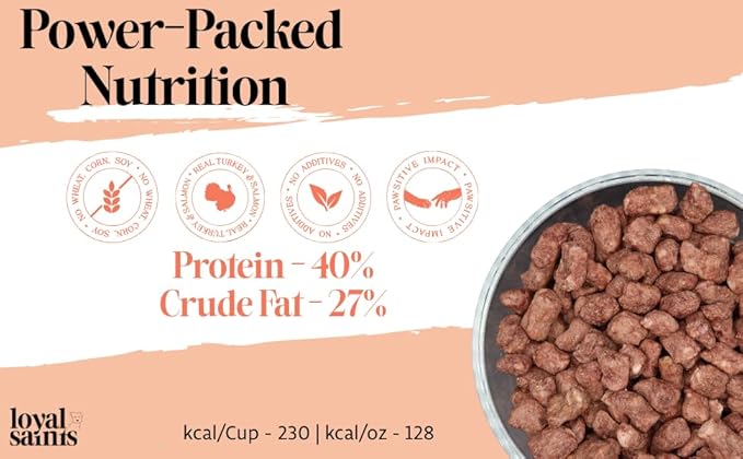 Freeze Dried Raw Dog Food - Premium Turkey and Salmon Flavor with High Protein and Grain Free Dog Food for All Breeds and Picky Eaters - Versatile as Meal Topper, Snack, and Treats, 5 Oz-PawvioPets