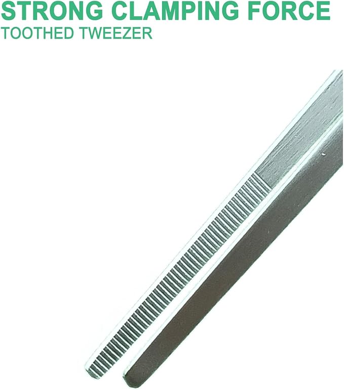 18.9 inch Aquarium Tweezers with Hanger, 2025 New Extra Long Feeding Tongs, Stainless Steel Large Aquascape Tools for Fish Tank, Terrarium，Aquascaping, Reptile Snake (Straight)-PawvioPets