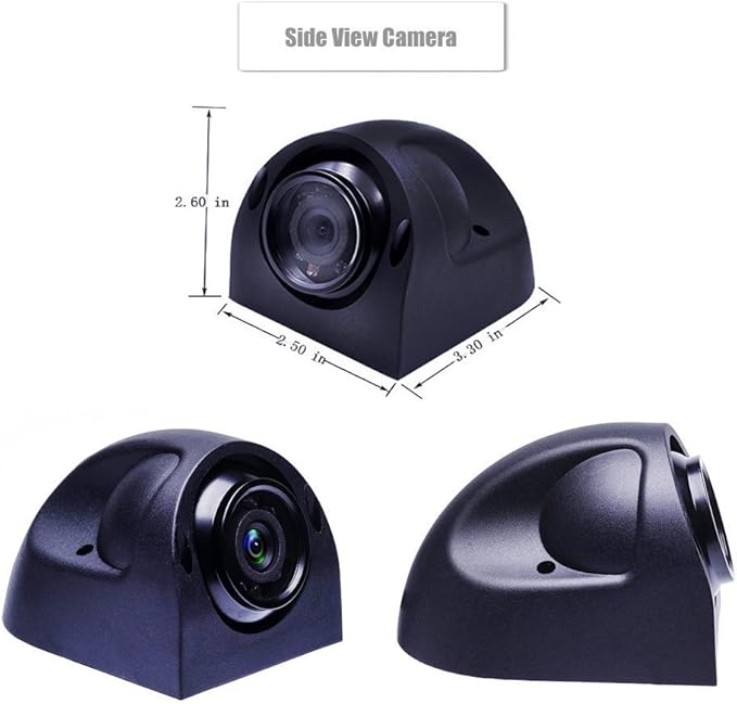 Backup Camera Kit 7 inch 4-Spilt Monitor Rear View Cameras with IP 67 Waterproof 18 IR Night Vision Car Camera for Tucks, RVs,Trailers,Bus,Vans + 4pcs 10m/393.7inch Cables-PawvioPets