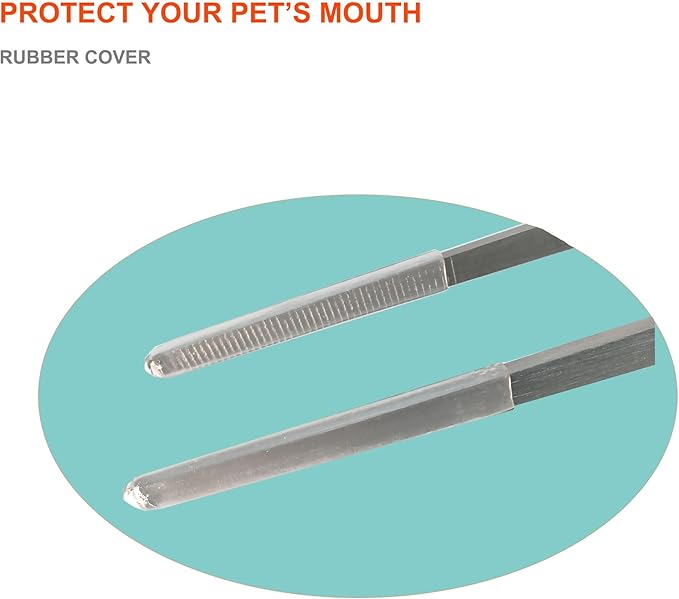 Extra Long Tweezers with Rubber Cover Tips, Fecsam Feeding Tongs - 2 Pack/18.9 inch Aquarium Stainless Steel Large Aquascape Tools for Fish Tank, Terrarium，Aquascaping, Reptile, Bearded Dragon-PawvioPets