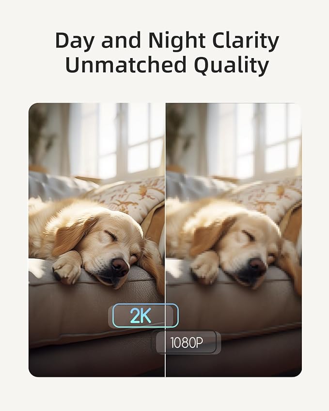 blurams Indoor Security Camera, 5GHz/2.4GHz Dual-Band, 2K PZT Pet Camera with Phone App, 360° Cameras for Home Security, 2-Way Audio, Motion Tracking, Night Vision, Siren, Cloud&SD-PawvioPets