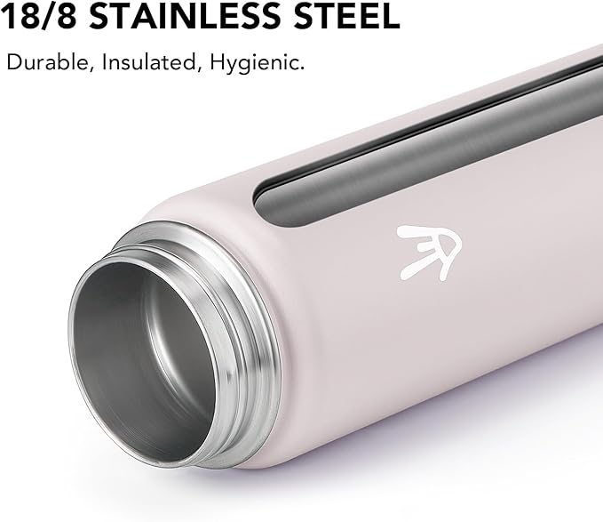 Enerbone 32 oz Insulated Water Bottle, Stainless Steel Bottle with Carrying Strap, Double-Wall Vacuum Insulation Design, Leakproof Sports Bottle with Straw, Keep Drinks Cold or Hot for Hours-PawvioPets