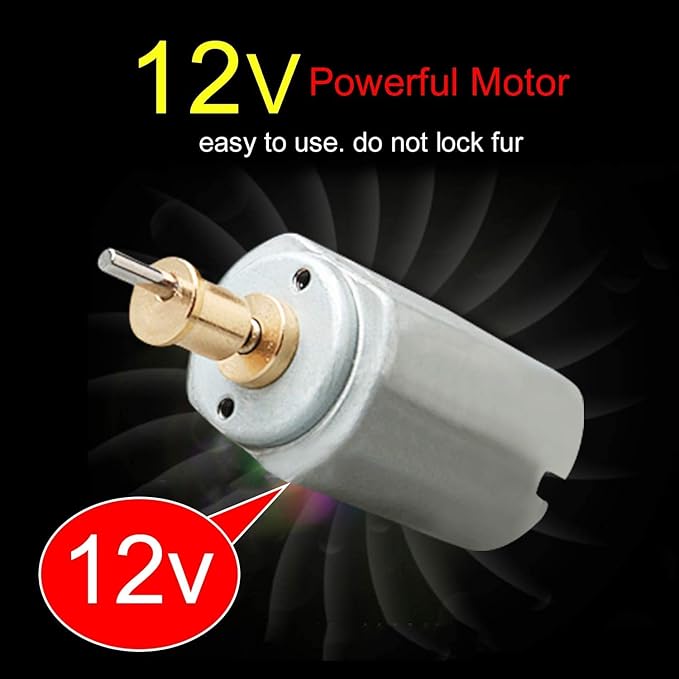 Dog Clippers for Grooming, 12V Pet Hair Clipper, Professional Heavy Duty Pet Grooming Clipper Corded Dog Trimmer for Thick Coats with Guard Combs Brush for Dogs Cats-PawvioPets